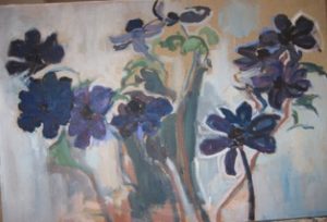 Anemoontjes op wit by Annemarie Eilers